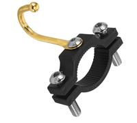 Beaupretty Gancho para Atril de Violín de Cobre Puro, Soporte Ajustable Abrazadera Antideslizante, Colgador Compacto para Músicos, Adecuado para Viaje, Ensayo y Escenario, Accesorio Duradero