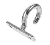Beaupretty Ganchos de Acero Inoxidable 304 de 6 Mm para Montaje en Pared y Techo, Gancho Curvo para Colgar Abrigos, Sombreros y Toallas, Uso Versátil para Cocina, Baño y Exteriores