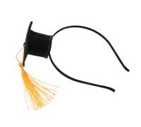 Beaupretty gorro de medico decoraciones de graduación 2025 Graduación Cap Companion Diadema Graduación de los accesorios de vestir diadema de graduación tela no tejida Black