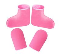 Beaupretty Guantes De Parafina Para Pedicura Aislamiento Térmico Kit De Baño Cuidado De Pies Parafina Calentador De Guantes Para Spa De Pies