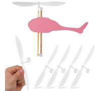 Beaupretty Hélices de Plástico para Avión de Juguete 5 Piezas, Accesorios de Hélice de Alto Rendimiento para Modelos RC, Aspas Potentes y Estables para Vuelo Estable en Kits de Construcción