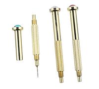 Beaupretty Herramienta De Perforación Manual Para Decoración De Uñas 3 Piezas Pequeña Ligera Para Amantes Del Arte De Uñas y Accesorios De Bijouterie Taladros Para Dijes De Metal