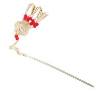 Beaupretty Horquilla China Luminosa Borla Colgante Para Moño, Palitos Pelo Largo Metálicos, Accesorios De Estilo Antiguo Para Mujer, Uso En Bodas y Fiestas, Diseño Vintage Elegante