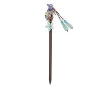 Beaupretty horquilla hanfu original hair clips charms hair topper hair pin borla bálsamo cerda flor pega palo de pelo palillo de pelo de las niñas horquilla de palillos para el cabello perla