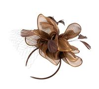Beaupretty Horquilla Pelo Tocado De Flores Diadema Sombrero Para Fiesta De Té Tocado Para Banquete De Graduación Accesorio Cabello