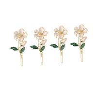 Beaupretty Horquillas de Flores 4 Pcs Pinzas Cabello Tocados Elegantes Accesorios para Fiestas para Mujeres para Bodas y Celebraciones