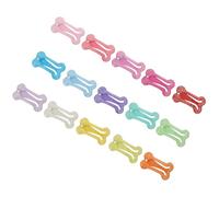 Beaupretty Horquillas Decorativas Pelo de Perro en Aleación, 15 Pinzas Pequeñas Diseño de Hueso para Cachorros, Accesorios Pelo en Celebraciones Estilo Aleatorio