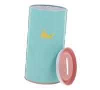 Beaupretty Hucha Infantil Metálica Forma de Columna Caja Fuerte para Diseño Decorativo de Dibujos Animados Regalo y Resistente
