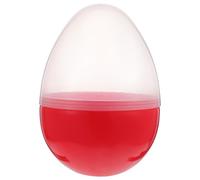 Beaupretty Huevo de Pascua Decorativo Plástico Rojo Transparente Apertura, Caja para Dulces y Adornos de Fiesta, Adecuado para Decoración de Hogar y Eventos Festivos, Set para Manualidades