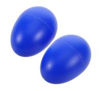 Beaupretty Huevos De Juguete De Plástico Azul, Pack 2 Unidades, Maracas Infantiles Para Bebés, Juguetes Educativos Sensoriales Para Desarrollo Psicomotor y Música Temprana