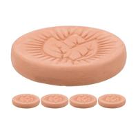 Beaupretty Humidificador de Terracota para Cigarros 5 Unidades Disco Redondo 3,7 Cm Control de Humedad Reutilizable para Humidor y Conservación Natural sin Químicos