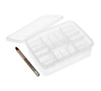 Beaupretty Incubadora de Huevos para Reptiles Termómetro, 16 Compartimentos de Plástico Transparente, Caja de Cría Profesional para Serpientes, Geckos y Lagartos, Adecuado para Eclosión