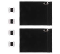 Beaupretty Inserto de Bolsillo Interior para Chaqueta 2 Bolsillos Ocultos y Cremallera Cosida para Reparación de Prendas Compartimento Secreto para Viajes Negro Compatible Abrigos y Blazers