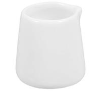 Beaupretty Jarra de Cerámica Pequeña para Leche y Jarabe, Dispensador Compacto y Salsa, Recipiente, Leche y Ensaladas, Adecuado para Cocina y Comedor