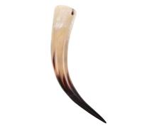 Beaupretty Jarra Rústica de Cuerno Grande para Beber Artesanía Hecha a Mano y Decoración Vintage Adecuado para Fiesta Pirata y Centro de Mesa