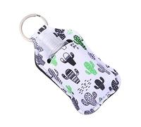 Beaupretty Juego De 3 Botellas Reutilizables 30ml Llavero Cactus Botella Con Tapa Abatible Para Jabón Perfume Práctico