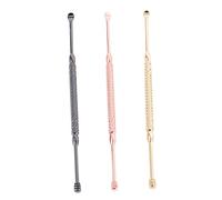 Beaupretty Juego De 3 Palillos De Acero Inoxidable Para Extracción De Cerumen Removedor De Cerumen Portátil