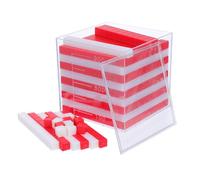 Beaupretty Juego de Bloques de Conteo Base 10 para Matemáticas Cubos de Plástico Manipulativos para Jardín de Infantes Material Didáctico de Unidades de Volumen y Herramientas de