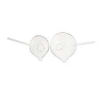 Beaupretty Juego de Cuencos para Mascarillas Faciales de Vidrio Transparente, Incluye 1 Cuenco Grande y 1 Pequeño, con 2 Cucharas para Mezclar Aceites Esenciales y Cuidado Facial en Salón