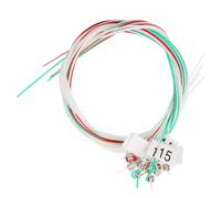 Beaupretty Juego De Cuerdas De Lira De Nailon 15 Cuerdas Marcadores Numéricos Kit De Repuesto Para Lira Para Estudiantes y Músicos Accesorio Duradero