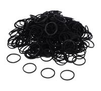 Beaupretty Juego de Mini Gomas Elásticas Negras Cabello, Suaves Agarre Seguro, Ideales para Peinados y Uso Diario en Festivales y Eventos