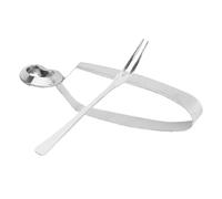 Beaupretty Juego de Resistencia al Calor Óxido para Caracoles de Acero Inoxidable Color Plata, Adecuado para Cenas y Servir Mariscos