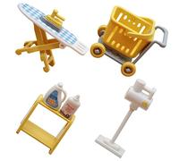 Beaupretty Juguete Lavadora Miniatura para Simulación Interactiva de Electrodomésticos Juego Educativo de Limpieza Diseño Realista y Seguro para Desarrollo
