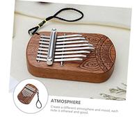 Beaupretty Kalimba Portátil Teclas de Madera Sapele Piano de Dedo para Principiantes Instrumento Musical de Pulgar Compacto para Escuela y