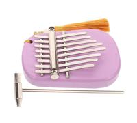 Beaupretty Kalimba Portátil Teclas para Principiantes Piano de Pulgar de Madera Instrumento de Dedo Compacto Fácil de Aprender Sonido para Viajes y Exteriores