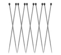 Beaupretty Kit de 100 Alfileres de Acero para Fijación Estable de Especímenes de Insectos Agujas Tamaño 5 para Montaje de Mariposas y Muestras Entomológicas