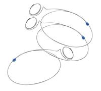 Beaupretty Kit de 3 Piezas de Lupa para Reparación de Relojes Soporte Ajustable de Alambre de Hierro, Fácil de Operar, Adecuado para Tiendas de Reparación de Relojes