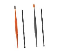 Beaupretty Kit de Limpieza de Oídos Portátil: Paquete de 2 Removedores de Cerumen de Silicona en Espiral Y Puntas de Masaje para Un Cuidado Seguro del Tímpano