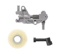 Beaupretty Kit de Reparación para Motosierra con Bomba de Aceite Metálica, Engranaje Helicoidal Duradero y Conector de Tubo de Aceite, Accesorios de Lubricación para Poda y Tala, Compatible