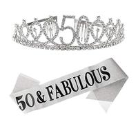 Beaupretty Kit De Y Faja It Is My Birthday 'tiaras De Cumpleaños Para Mujeres' Suministros De Fiesta Con Letras De Moda Día De La Reina