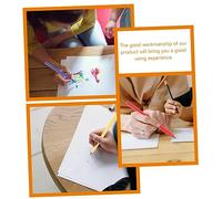 Beaupretty Lápices Eternos sin Tinta Reutilizables con Gomas Lápices Ligeros para Estudiantes y Escritura Duradera y Recambios Incluidos Negro Blanco Azul Rojo Verde