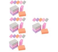 Beaupretty Lima De Uñas Clavo Lijado Buffer Cutícula Bloquear Pulidor Uñas Gel Para Uñas Nail Gel Bloque De Tampón De Uñas Bloques Amortiguadores De Esponja Para Uñas 100 Piezas*4