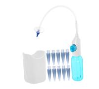 Beaupretty limpiador de oídos Herramienta de limpieza de oídos Kit de limpieza de oídos kit de eliminación de cerumen kit de eliminación manual de cerumen irrigador de oído abdominales Blue