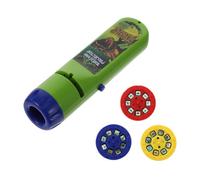 Beaupretty Linterna Proyector Dinosaurio Infantil Ajustable con Diapositivas Juguete Educativo y Práctico para Ligero y Duradero Regalo para Manos la Obra