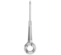 Beaupretty Llave para Bidón de Aluminio Ligera y Resistente, Herramienta para Abrir Barriles de 30 Galones, Llave Fija de Aluminio Color Plata, No Se Deforma Fácilmente