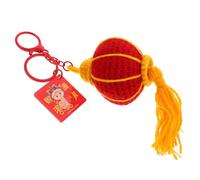 Beaupretty Llaveros Chinos de Buena Colgantes Tejidos Mano Estilo Linterna Oriental Accesorios para Llaves Bolsos y Teléfonos Regalo Práctico para Año