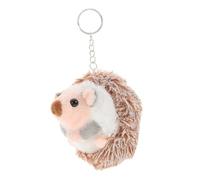 Beaupretty Llaveros de Erizo Gris de Peluche de 10 Cm, Colgante Creativo Relleno de PP, Adornos Duraderos para Llaves, Mochilas y Bolsos, Obsequio Adecuado y Decoración Original