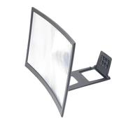 Beaupretty Lupa Curva para Teléfono Móvil 12 Pulgadas, Ampliador de Pantalla Móvil sin Batería, Soporte Duradero y Ligero para Ver Películas y Videos, Compatible Mayoría de Smartphones,
