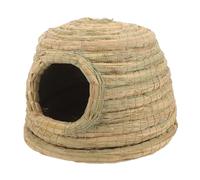 Beaupretty Madriguera del Conejo Casa de Hierba para Conejos Nido de Hierba Casa Decorativa al Aire Caseta