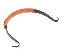 Beaupretty Mango Ergonómico para Tetera de Hierro Revestimiento de Cuero de Gamuza, Resistente al Calor, Compacto Cruz de 12 Cm, Accesorio Reemplazable para Hervidor, Adecuado para Uso