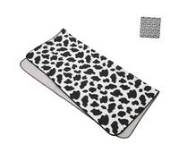 Beaupretty Manta para Gatos Estampado De Vaca Envoltura para Cortar Uñas Manta para Cuidado y Alimentación De Mascotas El Salón De Belleza