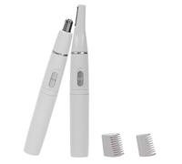 Beaupretty Maquinilla de afeitar eléctrica 2 en 1 para depiladora de cejas, depiladora facial para afeitar el cabello, afeitadora portátil para cejas, sin batería