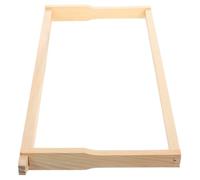Beaupretty Marco de Madera Robusto para Colmena Base de Cera Beige, Soporte Fiable para Apicultura Profesional y Aficionada en Colmenas de Abejas
