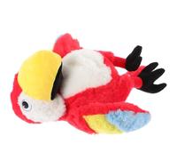 Beaupretty Marioneta de Mano de Peluche Suave de Loro Interactiva para Narración Muñeco de Felpa con Expresiones Juguete Educativo