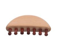 Beaupretty Masajeador De Cuero Cabelludo De Madera Peine De Champú Ergonómico Para