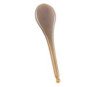 Beaupretty Masajeador Facial de Cuerno de Yak Herramienta para Raspar la Cara Placa de Guasha Creativa para Aumentar el Flujo Sanguíneo y Promover Producción de Colágeno